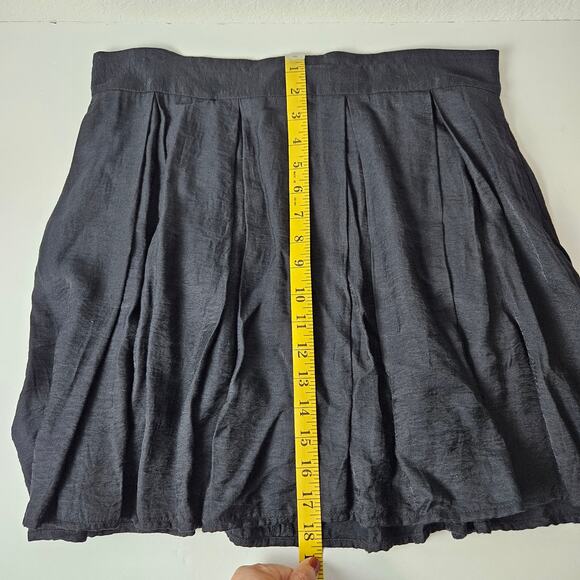 BCBGeneration Skirt Womens Size 12 Black A-Line Pleated Y2K Grunge Mini Academia - Picture 8 of 8
